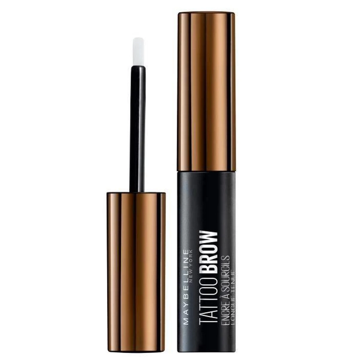 Maybelline New York Tattoo Brow Peel-Off Wenkbrauwgel - 2 Medium Brown - Bruin 20 Maybelline New York Tattoo Brow Peel-Off Wenkbrauwgel - 2 Medium Brown - Bruin - Afbeelding 18