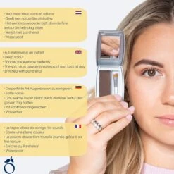 Herome Eye Care Wenkbrauw Poeder Zwart - Compact Brow Powder Nearly Black - Waterproof Verrijkt Met Panthenol - Volumineuze Wenkbrauwen In Een Handomdraai -Cosmetische Kortingen Winkel 1200x1200 1586