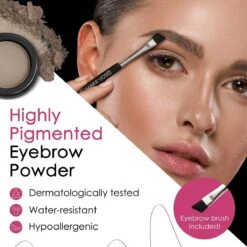 Wenkbrauwpoeder Donkerblond - Taupe - Wenkbrauw Make-up - Zachte, Natuurlijke Wenkbrauwen - Marie-José & Co -Cosmetische Kortingen Winkel 1200x1200 1599