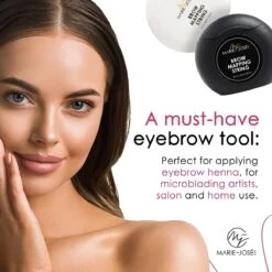 Marie-José & Co Brow Mapping String Set - Zwart & Witte Draad + 10 Vingerbeschermers - Perfect Wenkbrauwen Aftekenen Met Voorgekleurde Draad - Alternatief Voor Wenkbrauwsjablonen -Cosmetische Kortingen Winkel 1200x1200 1633