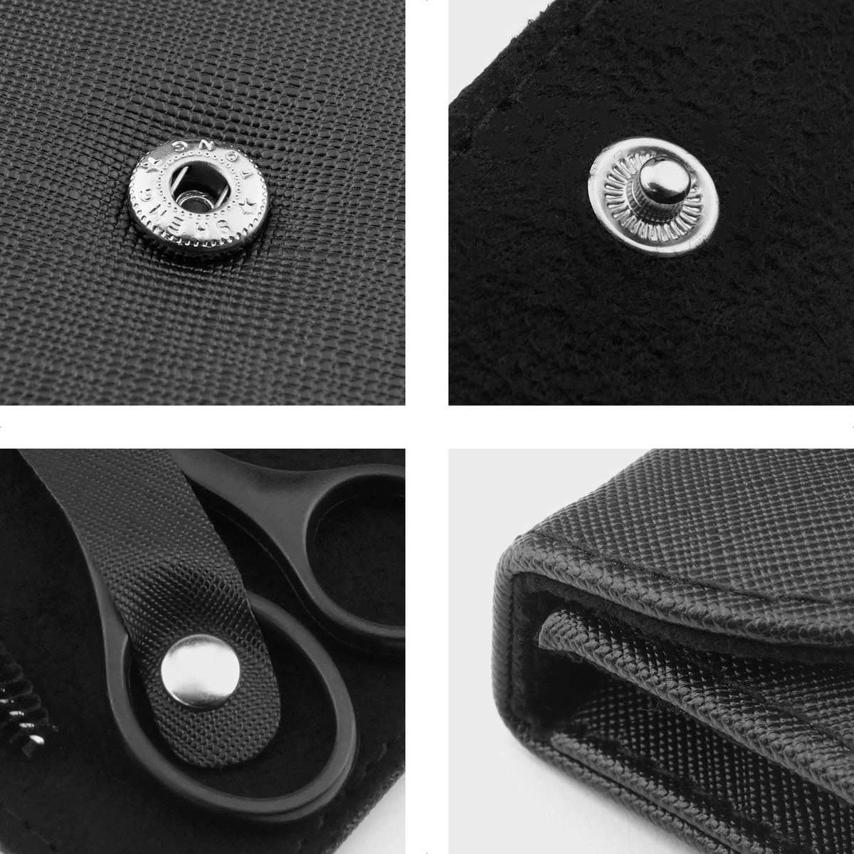 Wenkbrauw Trimmer Set - 8-delig – Met Epileer Pincet, 2x Wenkbrauw Schaartje, 2x Wenkbrauwmesje, Wenkbrauw Borstel, Wenkbrauwpotlood, Spoolie – In Stevige Etui - Zwart 10 Wenkbrauw Trimmer Set - 8-delig – Met Epileer Pincet, 2x Wenkbrauw Schaartje, 2x Wenkbrauwmesje, Wenkbrauw Borstel, Wenkbrauwpotlood, Spoolie – In Stevige Etui - Zwart - Afbeelding 8