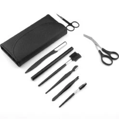 Wenkbrauw Trimmer Set - 8-delig – Met Epileer Pincet, 2x Wenkbrauw Schaartje, 2x Wenkbrauwmesje, Wenkbrauw Borstel, Wenkbrauwpotlood, Spoolie – In Stevige Etui - Zwart 23 Wenkbrauw Trimmer Set - 8-delig – Met Epileer Pincet, 2x Wenkbrauw Schaartje, 2x Wenkbrauwmesje, Wenkbrauw Borstel, Wenkbrauwpotlood, Spoolie – In Stevige Etui - Zwart -Cosmetische Kortingen Winkel 1200x1200 1659