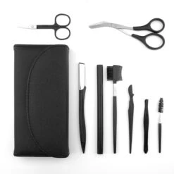 Wenkbrauw Trimmer Set - 8-delig – Met Epileer Pincet, 2x Wenkbrauw Schaartje, 2x Wenkbrauwmesje, Wenkbrauw Borstel, Wenkbrauwpotlood, Spoolie – In Stevige Etui - Zwart 24 Wenkbrauw Trimmer Set - 8-delig – Met Epileer Pincet, 2x Wenkbrauw Schaartje, 2x Wenkbrauwmesje, Wenkbrauw Borstel, Wenkbrauwpotlood, Spoolie – In Stevige Etui - Zwart -Cosmetische Kortingen Winkel 1200x1200 1660