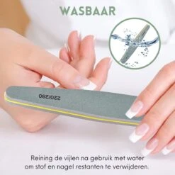 YUBBI 6 Stuks Nagelvijl Zebra Vijl - Manicure Set - Buffer - Polijsten - 100/180 Grit - 150/180/240 Grit - 1000/4000 Grit - 220/280 -Cosmetische Kortingen Winkel 1200x1200 1671