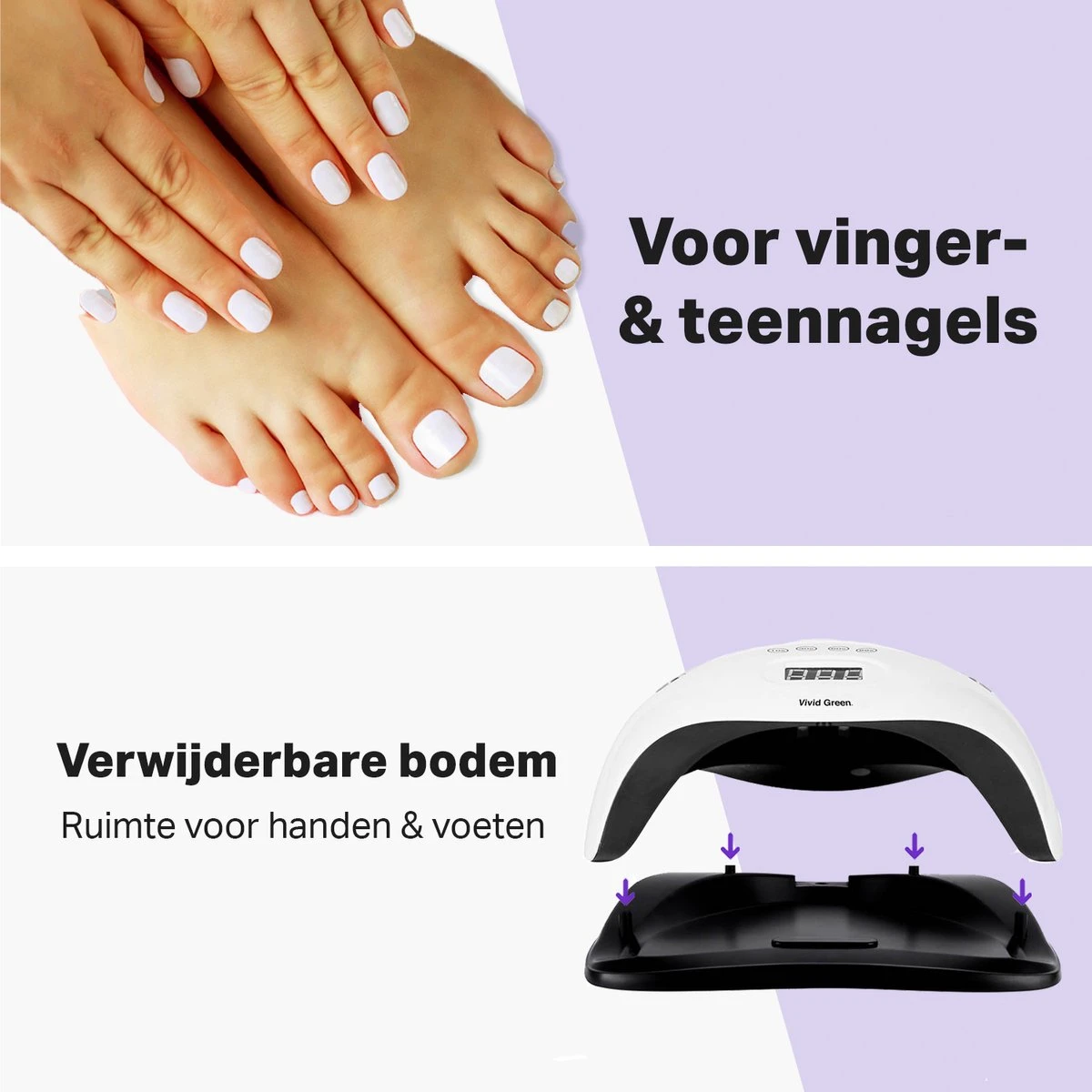 Vivid Green UV Lamp Gelnagels - Led Nagellamp - Gellak Nagel Lamp - Nageldroger - Naggellak Droger - Nagels - 168W 5 Vivid Green UV Lamp Gelnagels - Led Nagellamp - Gellak Nagel Lamp - Nageldroger - Naggellak Droger - Nagels - 168W - Afbeelding 3