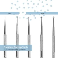 YUBBI™ 5 Delige Nail Art Dotting Tool Set - Nagellak Acryl Penselen - Dubbelzijdig - RVS - 10 Maten 9 YUBBI™ 5 Delige Nail Art Dotting Tool Set - Nagellak Acryl Penselen - Dubbelzijdig - RVS - 10 Maten -Cosmetische Kortingen Winkel 1200x1200 1725