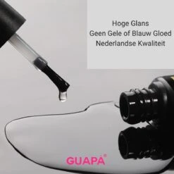 GUAPÀ® Top Coat 7ML - UV Blocker - Gellak - Polygel - Acryl Nagels - Blijvend Glanzende Nagels - High Shine No Wipe Top Gel - Zonder Gele Of Blauwe Gloed - Met Nagelvijl -Cosmetische Kortingen Winkel 1200x1200 1805
