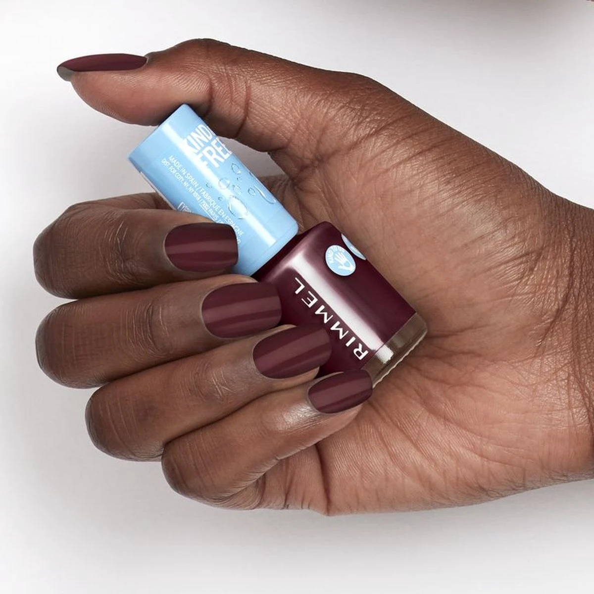 Rimmel London KIND & FREE Vegan Nagellak - 157 Berry Opulence 7 Rimmel London KIND & FREE Vegan Nagellak - 157 Berry Opulence - Afbeelding 5