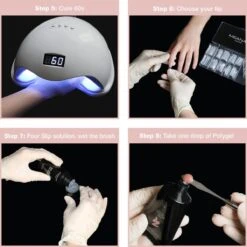 Méanail - Polygel - Starterspakket - Uv Lamp Led 48W – Tube Polygel 45gr - Accessoires -Cosmetische Kortingen Winkel 1200x1200 1935