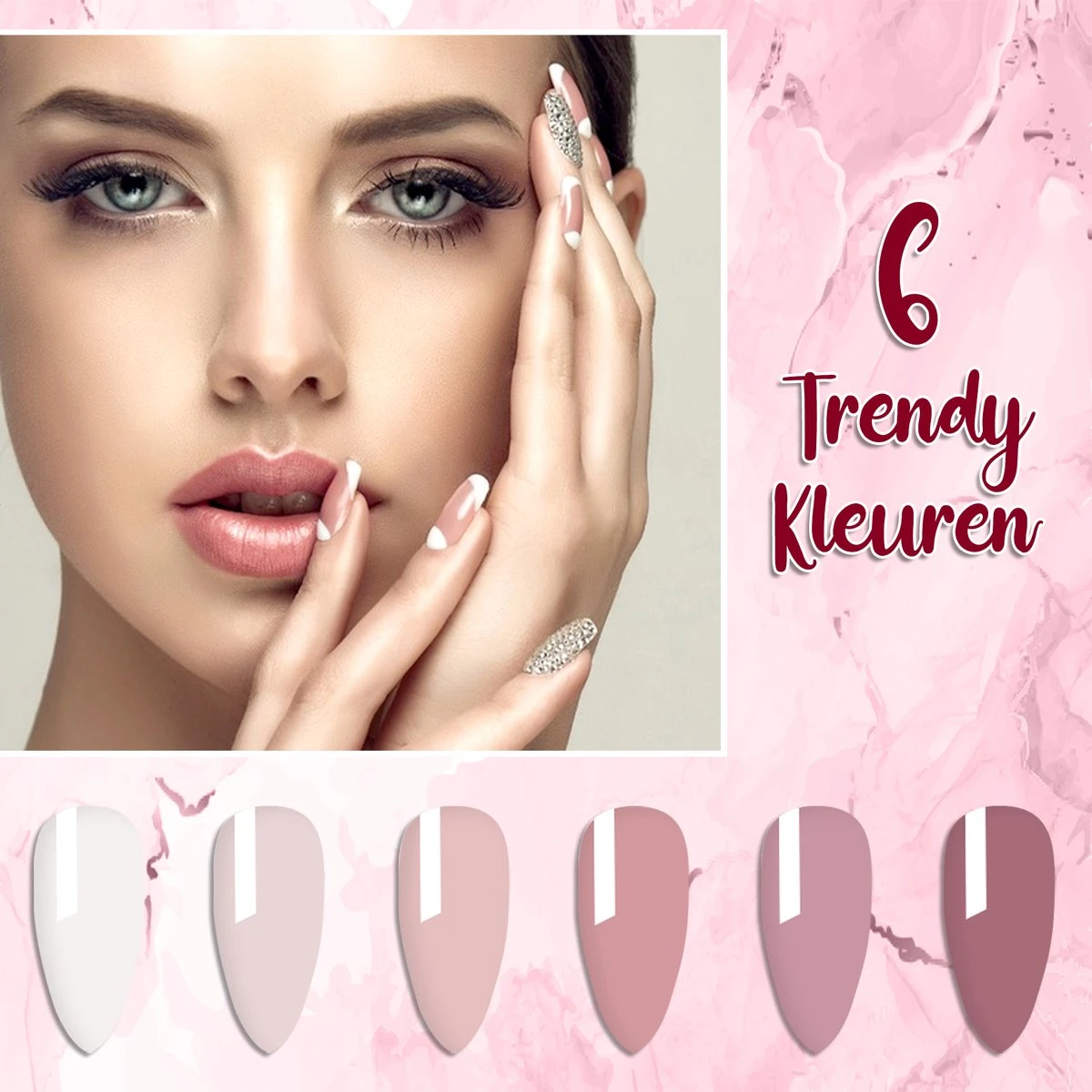 Luneya Gellak - Timeless Florals Edition - 6-Delige Gellak Starterspakket - Gel Nagellak 10 Luneya Gellak - Timeless Florals Edition - 6-Delige Gellak Starterspakket - Gel Nagellak - Afbeelding 8