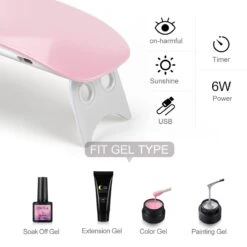 Royala C - Gellak Starterspakket + Inclusief Portable UV LED Lamp + Met 6 Verschillende Gellak Kleuren - Gellak Lamp – Gellac Set - Alle Benodigdheden In Eén -Cosmetische Kortingen Winkel 1200x1200 2066