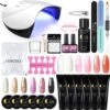 Polygel Kit- Polygel Nagels- Polygel Starter Set- 1x36W LED Nagel Droger Lamp 6x15ML Poly Gel 1 X Top Coat 1 X Base Coat 6x5ML UV Gel 1 X Dual End Nail Borstel 1x50Pcs Clear Quick Building Mold Tips 1x30ML Cleanser Plus 1 X Nagelvijl 1x6-Man -Cosmetische Kortingen Winkel 1200x1200 2091