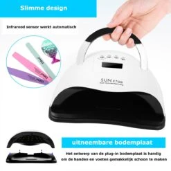 Nageldroger - Nageldrogers - 80 Watt UV LED Lamp Nagels - 45 Leds - Nagellak Droger - UV LED Lamp - Nagellamp - Nail Dryer - Nageldroger Voor Gel Nagellak - Gewone Nagellak - Wit -Cosmetische Kortingen Winkel 1200x1200 2122