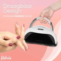 Rebela | Nageldroger | Gelnagels | GEL UV LED Nail Lamp 168w | UV Lamp Gelnagels | Led Nagellamp | Nageldroger | Wit 15 Rebela | Nageldroger | Gelnagels | GEL UV LED Nail Lamp 168w | UV Lamp Gelnagels | Led Nagellamp | Nageldroger | Wit -Cosmetische Kortingen Winkel 1200x1200 2136