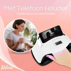 Rebela | Nageldroger | Gelnagels | GEL UV LED Nail Lamp 168w | UV Lamp Gelnagels | Led Nagellamp | Nageldroger | Wit 19 Rebela | Nageldroger | Gelnagels | GEL UV LED Nail Lamp 168w | UV Lamp Gelnagels | Led Nagellamp | Nageldroger | Wit -Cosmetische Kortingen Winkel 1200x1200 2140