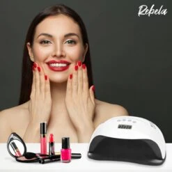 Rebela | Nageldroger | Gelnagels | GEL UV LED Nail Lamp 168w | UV Lamp Gelnagels | Led Nagellamp | Nageldroger | Wit 20 Rebela | Nageldroger | Gelnagels | GEL UV LED Nail Lamp 168w | UV Lamp Gelnagels | Led Nagellamp | Nageldroger | Wit -Cosmetische Kortingen Winkel 1200x1200 2141
