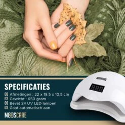 MOOSCARE 48 Watt LED Lamp Voor Gellak Nagels - UV Lamp Gelnagels - Nail Art Nagellamp - Gel Nagellak Nageldroger -Cosmetische Kortingen Winkel 1200x1200 2143