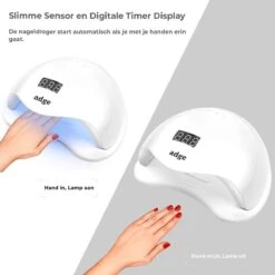 Adge - 54W LED Nageldroger Voor Gelnagels - Geschikt Voor ALLE Nagel Gellak - 36 LEDs - Met Timer -Cosmetische Kortingen Winkel 1200x1200 2168