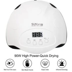 Nageldroger- 90 Watt LED UV Inclusief Manicure- Pedicure Set - Professioneel - Nagel Lamp LED - Professionele Nageldroger - Ledlamp - Gel Nagellak - Gelpolish - Gel Nagels - Builder Gel - Acryl -Cosmetische Kortingen Winkel 1200x1200 2182