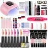 Gellak Starterpack – Gellak – Gelnagel Set – UV Lamp – LED – Manicure Set – Nail Art - Nagellamp – Nagelboor – Nageldroger – Nagellak – Incl. 100 Nageltips & Lijm – 20 Kleuren Gel Polish – L-ZH159-1 -Cosmetische Kortingen Winkel 1200x1200 2265