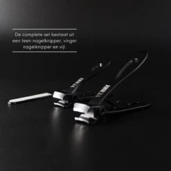 YUBBI™ Premium Zwart Nagelknipper Set - Nageltang - Pedicure - Teennagels - Vingernagels - Teennagelknipper - Nagelschaar - Nail Clipper -Cosmetische Kortingen Winkel 1200x1200 2276