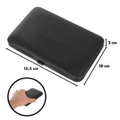 In Round Nagelset 16-delig Met Etui – Manicure Set – Pedicure Set - Staal – Zwart / Rood – Nagelsetje – Nagel Knipper – Nagelknipper – Manicureset – Nagelschaar – Pedicureset – Nagelverzorging – Nageltang – Nail Clipper -Cosmetische Kortingen Winkel 1200x1200 2302