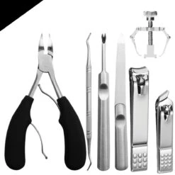 Merkloos STARMAN 7-delige Pedicure En Manicure Set - Nagelknipper - Pedicureset - Nagelvijl - Nageltang - Kalknagel - Teennagelknipper -Cosmetische Kortingen Winkel 1200x1200 2313