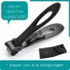 Obioli ™ Nagelknipper Set - Luxe Cadeau Doos Voor Mannen En Vrouwen - Nageltang - Nagelschaar - Kalknagels - Teennagel - Met Nagelvijl - Zwart - Groot - Gift Box -Cosmetische Kortingen Winkel 1200x1200 2332
