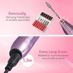 Zigla – Elektrische Nagelvijl - Nagelfrees- Manicure En Pedicure Set - 6 Schuurrolletjes - 11 Opzetstukken - Rosé/Goud - Vernieuwd 20 Zigla – Elektrische Nagelvijl - Nagelfrees- Manicure En Pedicure Set - 6 Schuurrolletjes - 11 Opzetstukken - Rosé/Goud - Vernieuwd -Cosmetische Kortingen Winkel 1200x1200 2346