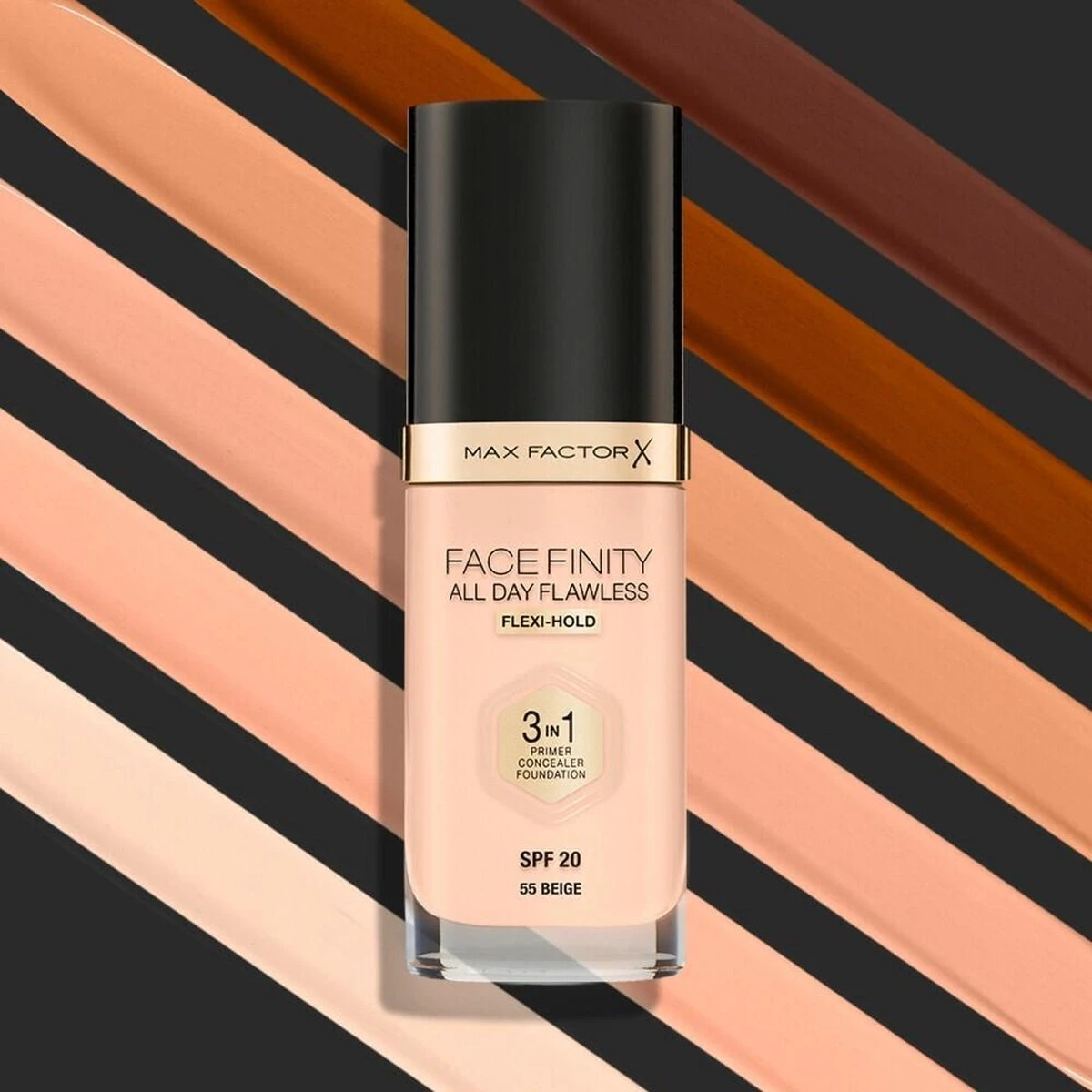 Max Factor Facefinity All Day Flawless 3-in-1 Liquid Foundation - 050 Natural 10 Max Factor Facefinity All Day Flawless 3-in-1 Liquid Foundation - 050 Natural - Afbeelding 8