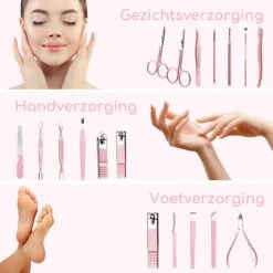 ⭐ATV PERFECTUM Luxe 18-delige - Manicure Set - Met Lederen Opbergetui - Manicureset - Nagelschaartje - Manicuresetje -Cosmetische Kortingen Winkel 1200x1200 2368