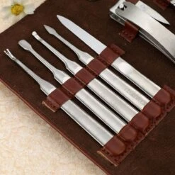 Fritzline© Professionele Manicureset 10-delig | RVS | Leren Etui | Nagelknipper | Nagelschaar | Nageltang -Cosmetische Kortingen Winkel 1200x1200 2396