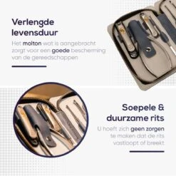 Skeraxo 8-delige Luxe Verschillende Tools - Professioneel Manicure Set & Pedicureset Met Nagelvijl & Nageltang – Behandeling Nagels En Huid -Cosmetische Kortingen Winkel 1200x1200 2411