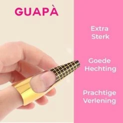 GUAPÀ® Acryl Nagel Sjablonen | Nail Forms | French Manicure | Goud | 25 Stuks 12 GUAPÀ® Acryl Nagel Sjablonen | Nail Forms | French Manicure | Goud | 25 Stuks -Cosmetische Kortingen Winkel 1200x1200 2431