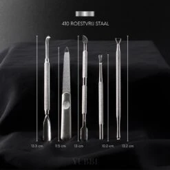 YUBBI™ Professionele Nagelverzorging Set - 5 Delig - Nagelriem Duwer - Bokkenpootje - Gellak Verwijderaar - Nagelvijl - Gel Acryl Nagel Prep - RVS - Inclusief Opbergetui 13 YUBBI™ Professionele Nagelverzorging Set - 5 Delig - Nagelriem Duwer - Bokkenpootje - Gellak Verwijderaar - Nagelvijl - Gel Acryl Nagel Prep - RVS - Inclusief Opbergetui -Cosmetische Kortingen Winkel 1200x1200 2528