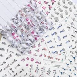 Pakket Van 50 Vellen Met Water Transfer Stickers / Decals - Sparkolia Nagel Styling - Nail Art Velletjes - Nagelstickers -Cosmetische Kortingen Winkel 1200x1200 2543