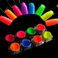 Royala Neon Nagel Poeder - Nagel Nail Art Neon Glitter Poeder - 12 Potjes Aan Neon Kleuren - Nail Art -Cosmetische Kortingen Winkel 1200x1200 2557