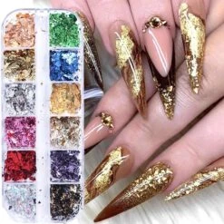 Doosje Met 12 Kleuren Goud Folie Voor Nail Art - Sparkolia Box - Nagel Decoratie -Cosmetische Kortingen Winkel 1200x1200 2559