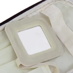 Polka Dot Make Up Tasje Met Spiegel - Opberg Etui / Cosmetica Organizer Reis Tas Case - Beige -Cosmetische Kortingen Winkel 1200x1200 2600