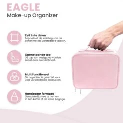Eagle Make-up Organizer - Make-up Koffer - Verstelbare Vakken - Beautycase - Multifunctioneel - Make-up Tas - Reisformaat 15 Eagle Make-up Organizer - Make-up Koffer - Verstelbare Vakken - Beautycase - Multifunctioneel - Make-up Tas - Reisformaat -Cosmetische Kortingen Winkel 1200x1200 2667