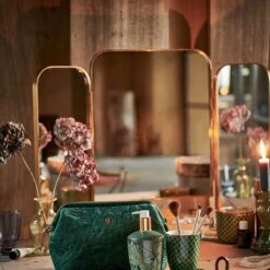 Pip Studio Extra Grote Toilettas Quilty Days - Groen - Fluweel -Cosmetische Kortingen Winkel 1200x1200 2699