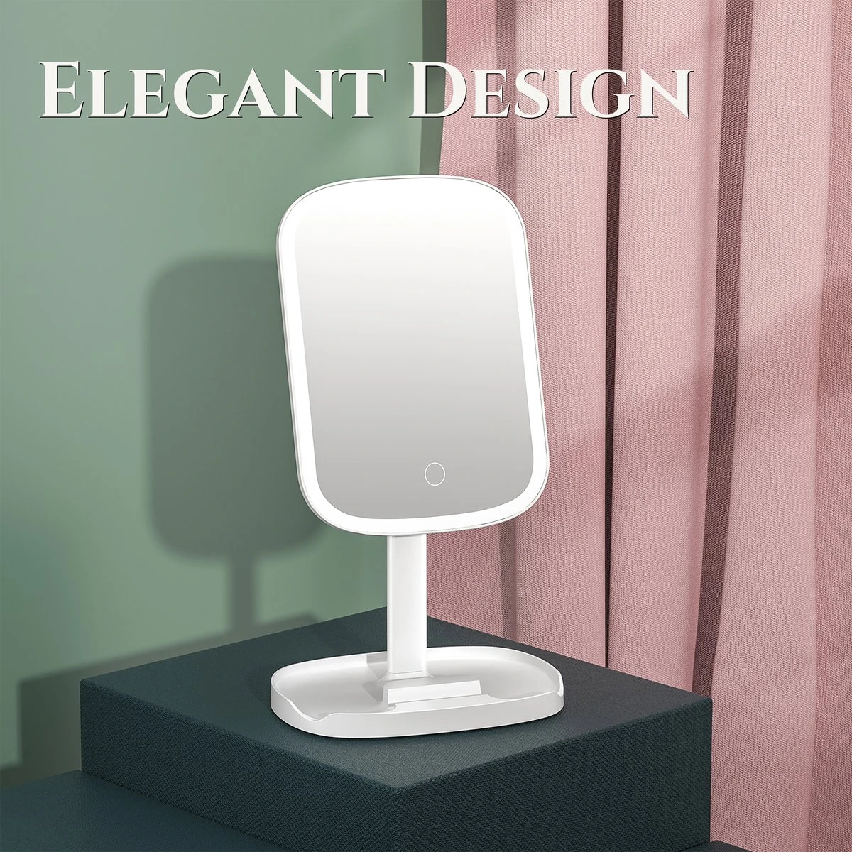 HighHome - Make Up Spiegel Met Led Verlichting - Inclusief 10x Spiegel - 3 Warmtes - 360 °C Draaibaar 7 HighHome - Make Up Spiegel Met Led Verlichting - Inclusief 10x Spiegel - 3 Warmtes - 360 °C Draaibaar - Afbeelding 5