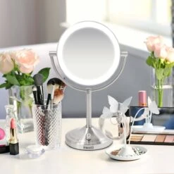 HoMedics MIR8150 Dubbelzijdige Make Up Spiegel Met Verlichting - Vrijstaand - 7x Vergroting - Spiegel Met Ringverlichting 15 HoMedics MIR8150 Dubbelzijdige Make Up Spiegel Met Verlichting - Vrijstaand - 7x Vergroting - Spiegel Met Ringverlichting -Cosmetische Kortingen Winkel 1200x1200 2784
