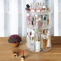 TRIXES Make Up Organizer - 360 Graden Cosmetica-organizer - 3-laags, Heldere Acrylstandaard - Draaibaar Display Met Kristallen Design - Voor Shampoo, Conditioner, Parfum, Lippenstift En Nog Veel Meer 6 TRIXES Make Up Organizer - 360 Graden Cosmetica-organizer - 3-laags, Heldere Acrylstandaard - Draaibaar Display Met Kristallen Design - Voor Shampoo, Conditioner, Parfum, Lippenstift En Nog Veel Meer -Cosmetische Kortingen Winkel 1200x1200 2819