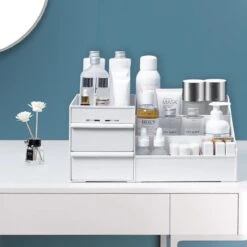 Make-up Organizer - Cosmetica Opbergdoos - Sieraden Bakje - Dames - Wit - Opmaken -Cosmetische Kortingen Winkel 1200x1200 2820