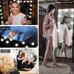 Gadgy Hollywood Spiegel Met Verlichting – Spiegel Met Licht - 10 LED Lampen - Dimbaar (SPIEGEL NIET INBEGREPEN) 12 Gadgy Hollywood Spiegel Met Verlichting – Spiegel Met Licht - 10 LED Lampen - Dimbaar (SPIEGEL NIET INBEGREPEN) -Cosmetische Kortingen Winkel 1200x1200 2844