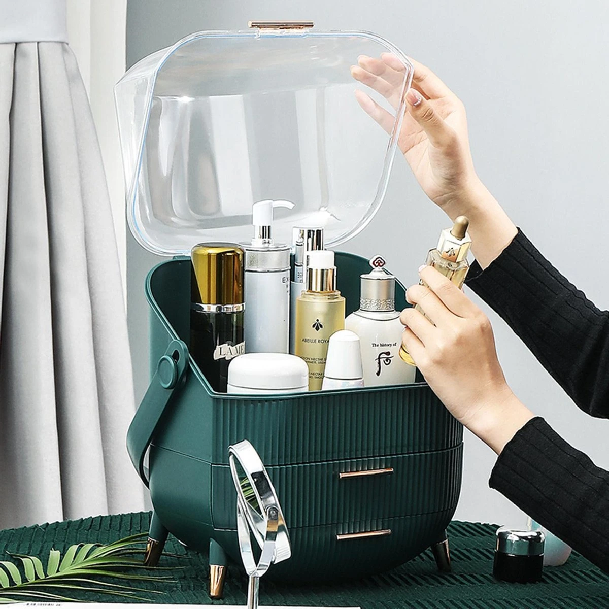 PIXMY® - Make Up Organizer – Ladekastje – Sieraden Houder - Groen 4 PIXMY® - Make Up Organizer – Ladekastje – Sieraden Houder - Groen - Afbeelding 2