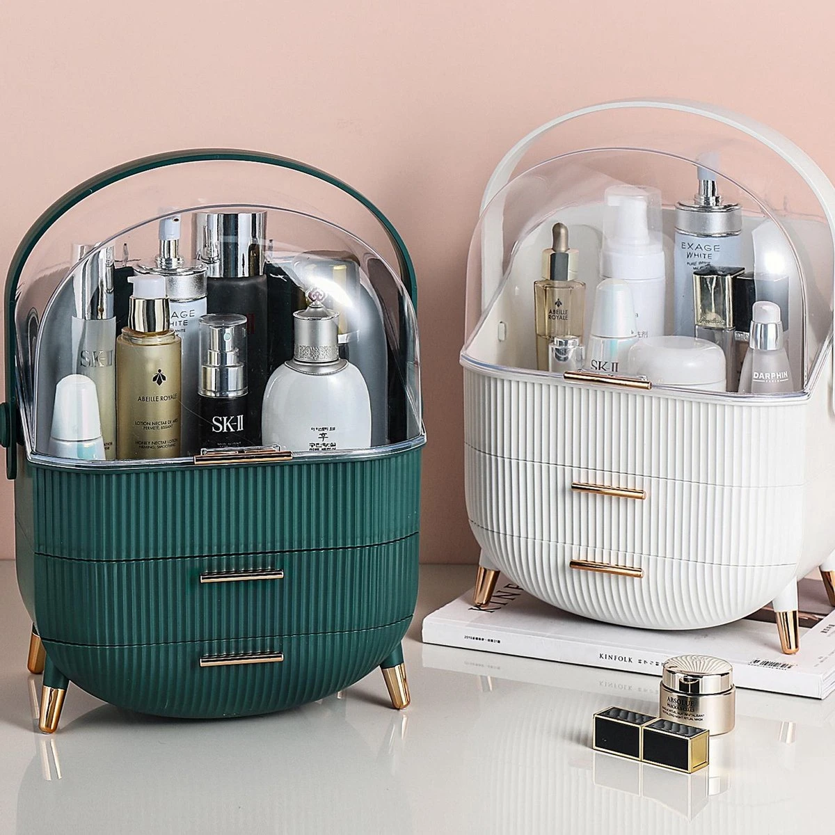 PIXMY® - Make Up Organizer – Ladekastje – Sieraden Houder - Groen 10 PIXMY® - Make Up Organizer – Ladekastje – Sieraden Houder - Groen - Afbeelding 8