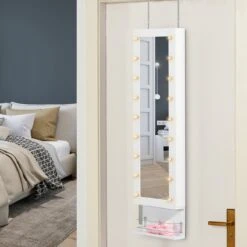 HOMCOM Sieradenkast Met Verlichting 831-326 14 HOMCOM Sieradenkast Met Verlichting 831-326 -Cosmetische Kortingen Winkel 1200x1200 2857