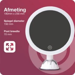 Innovision Make Up Spiegel - Met Verlichting En Zuignap - 360° Verstelbaar - Werkt Op Batterijen En Op Stroom - 5x Vergroot 17 Innovision Make Up Spiegel - Met Verlichting En Zuignap - 360° Verstelbaar - Werkt Op Batterijen En Op Stroom - 5x Vergroot -Cosmetische Kortingen Winkel 1200x1200 2883